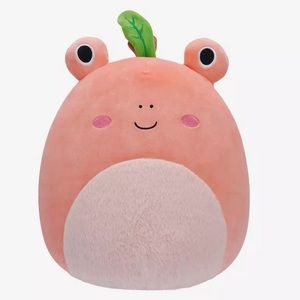 Squishmallows Fatima the Peach Frog 8 Inch Plush